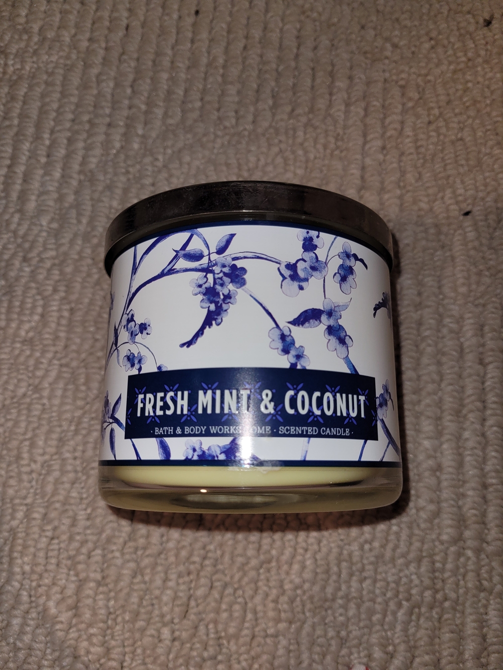 Bath & Body Works Fresh Mint & Coconut Candle